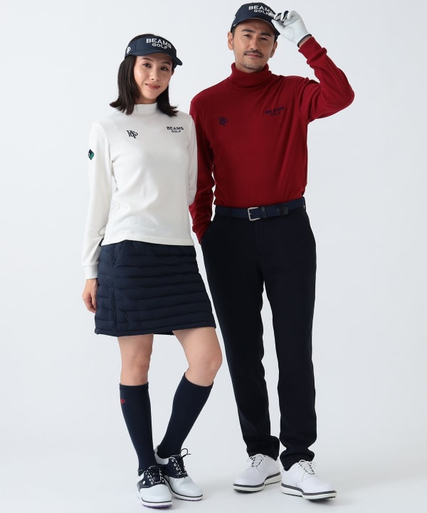 未使用BEAMS GOLFパープルレーベル / スフィダンテ モックネックシャツ BEAMS GOLF（ビームス ゴルフ）PURPLE LABEL / スフィダンテ