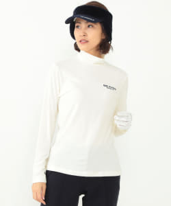 ▲BEAMS GOLF PURPLE LABEL / プレミアウォーム（R）モックタートルネック シャツ