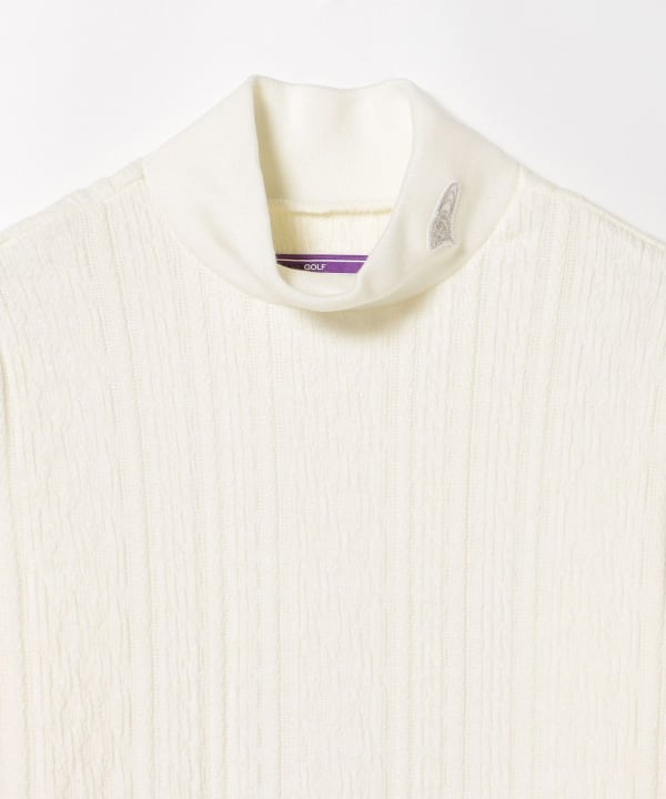 BEAMS GOLF モックネック ロングスリーブ Tシャツ 長袖 ロンT BEAMS GOLF モックネック ロングスリーブ Tシャツ 長袖 ロンT