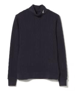 PURPLE LABEL / ケーブル ロングスリーブ モックネックシャツ