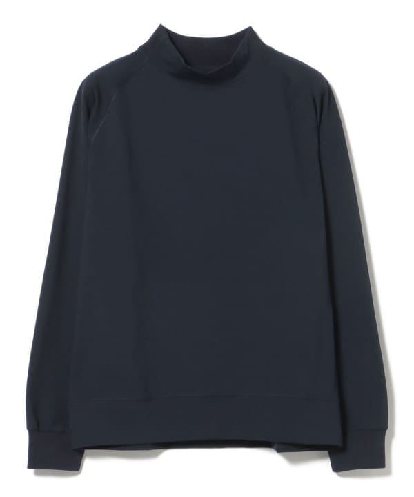 〈WOMEN〉B.G.THREE / ALL-TIME プライムフレックス（R) ラグラン モックネック プルオーバー（LV.2）