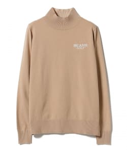 BEAMS GOLF PURPLE LABEL / バイカラー タートルネック ニット