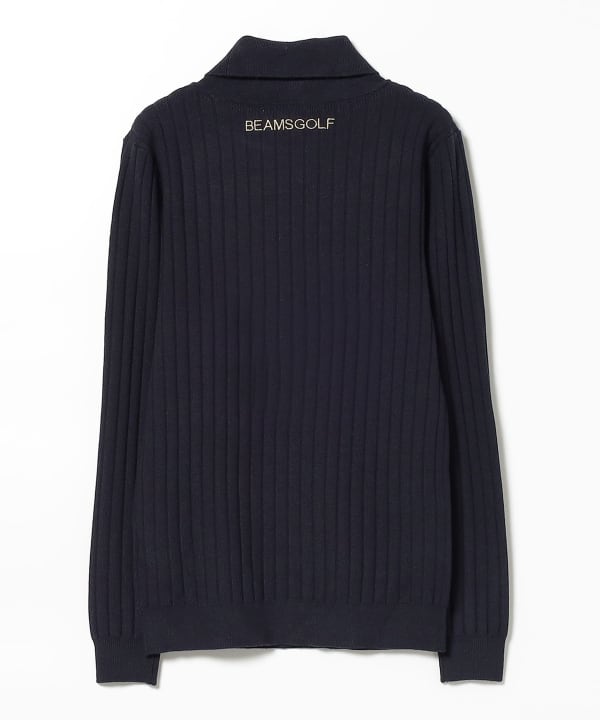 BEAMS GOLF（ビームス ゴルフ）PURPLE LABEL / リブ編み 襟付き