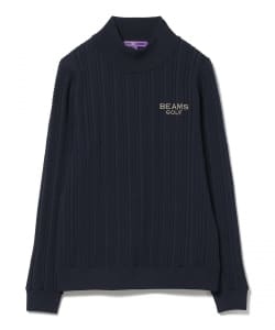PURPLE LABEL / ケーブル タートルネック 裏付きニット