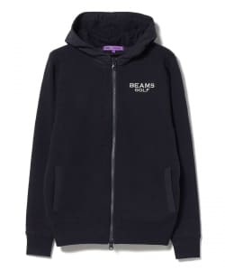 BEAMS GOLF（ビームス ゴルフ）PURPLE LABEL / エアシャット 裏付きニット フルジップパーカー（トップス パーカー）通販｜ BEAMS