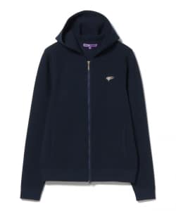 PURPLE LABEL / ハニカム ニット ジップパーカー