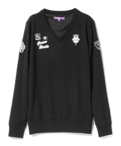 ▲BEAMS GOLF PURPLE LABEL / タラッティ Vネック ニット
