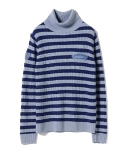 BEAMS GOLF PURPLE LABEL / ケーブル ボーダー タートルネック