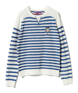 BEAMS GOLF PURPLE LABEL / ボーダー ニット