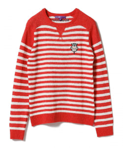 BEAMS GOLF PURPLE LABEL / ボーダー ニット