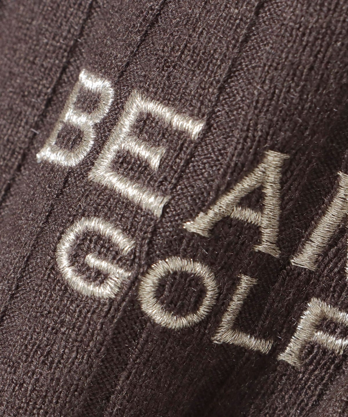BEAMS GOLF（ビームス ゴルフ）PURPLE LABEL / 襟付き リブ編み