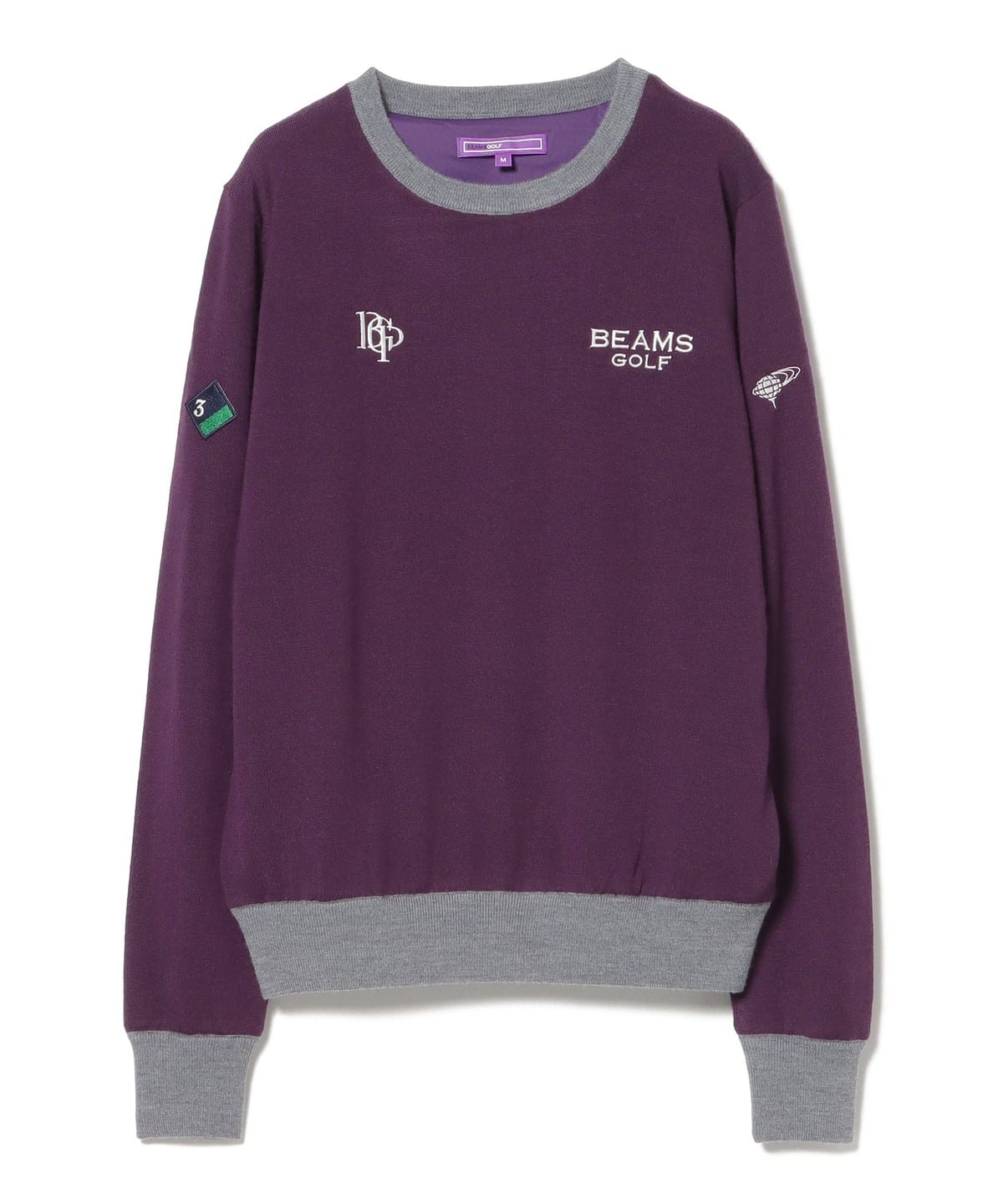 BEAMS GOLF（ビームス ゴルフ）〈WOMEN〉PURPLE LABEL / エアシャット 裏付き スフィダンテ バイカラーニット（トップス  ニット・セーター）通販｜BEAMS