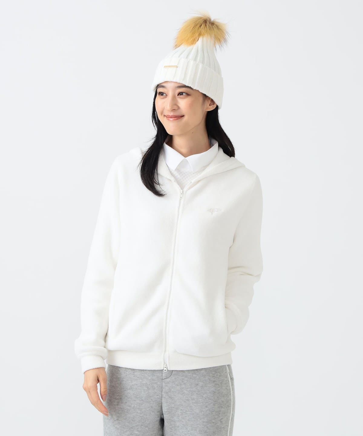 BEAMS GOLF（ビームス ゴルフ）〈WOMEN〉PURPLE LABEL / パイル編み