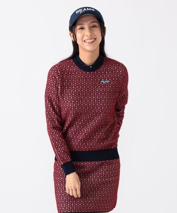 新品　BEAMS GOLF PURPLE LABEL カシミヤ100% ニット BEAMS GOLF（ビームス ゴルフ）PURPLE LABEL / ハーフジップ