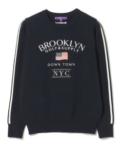 〈WOMEN〉PURPLE LABEL / BROOKLYN ロゴニット プルオーバー