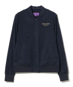 BEAMS GOLF PURPLE LABEL / スエード調 ストレッチ ブルゾン