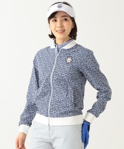 ▲BEAMS GOLF PURPLE LABEL / フラワープリント ブルゾン