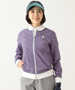 ▲BEAMS GOLF PURPLE LABEL / フラワープリント ブルゾン