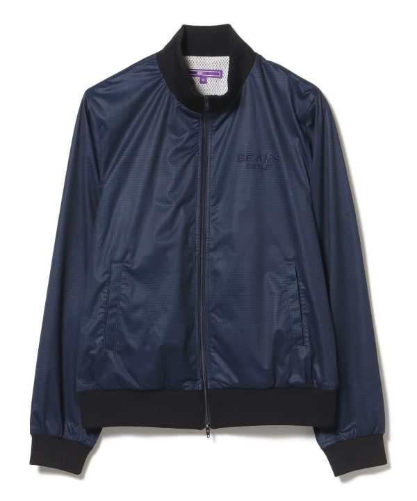 BEAMS GOLF（ビームス ゴルフ）PURPLE LABEL / 防風・撥水 グレンチェック ジップブルゾン（ブルゾン ブルゾン）通販｜BEAMS