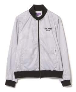 PURPLE LABEL / 防風・撥水 グレンチェック ジップブルゾン