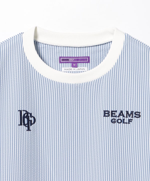【新品】 BEAMS GOLF スウェット 幾何学 総柄 ストレッチ M BEAMS GOLF（ビームス ゴルフ）〈MEN〉PURPLE LABEL
