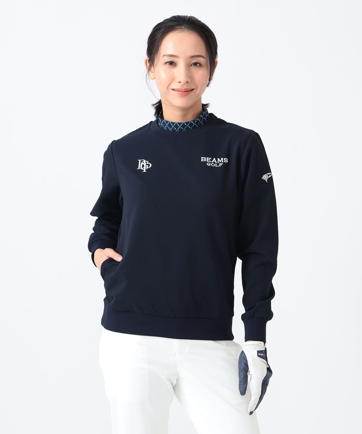 〈WOMEN〉PURPLE LABEL / スフィダンテ 撥水 サッカーストライプ ピステ ブルゾン WOMEN NAVY M 〈WOMEN〉PURPLE LABEL / スフィダンテ 撥水 サッカーストライプ ピステ ブルゾン WOMEN NAVY M