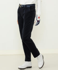 【アウトレット】BEAMS GOLF PURPLE LABEL / ベルベット ストレッチロングパンツ