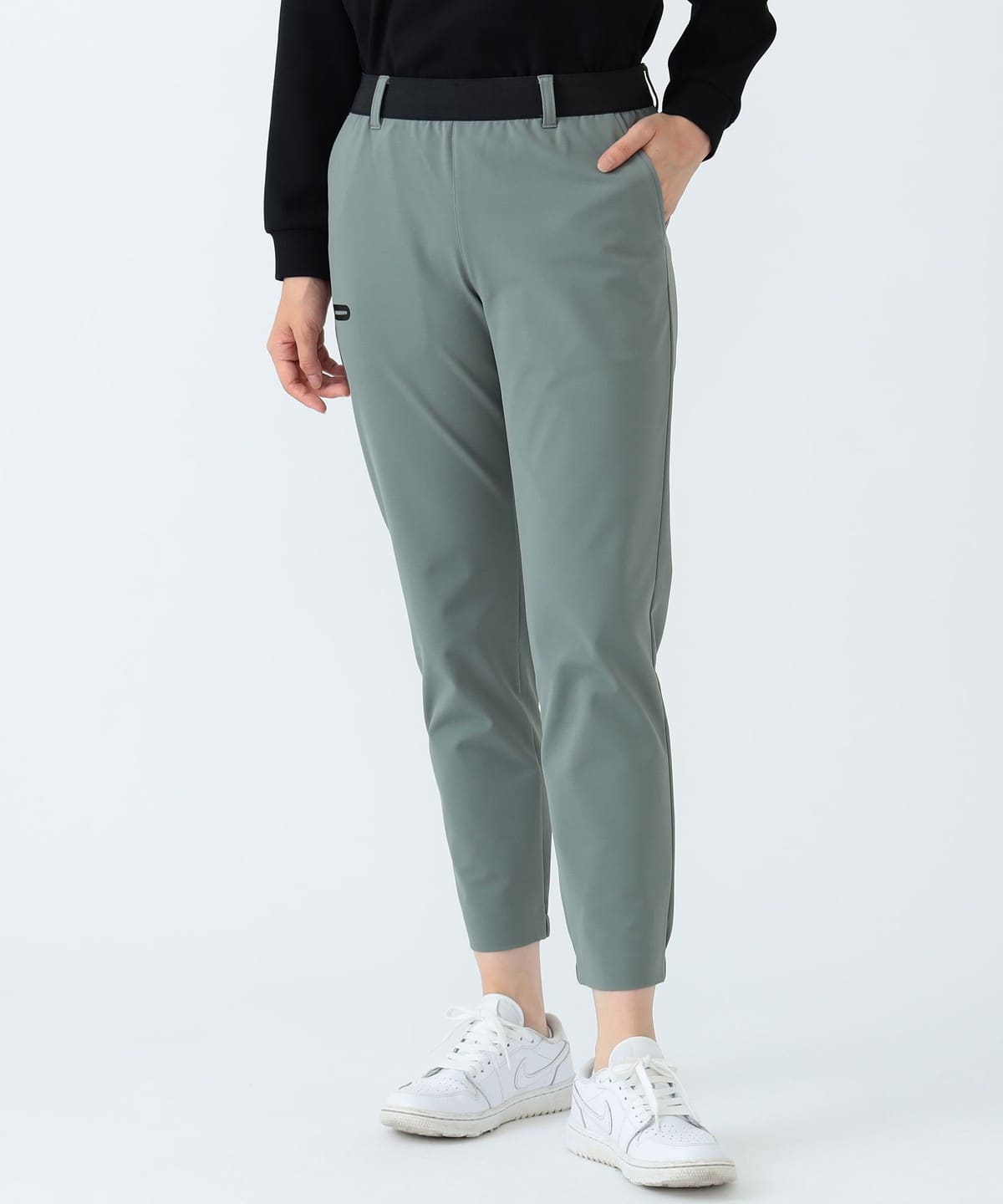 〈WOMEN〉B. G.THREE / ALL-TIME ストレッチ スリム イージーパンツ パンツ WOMEN GREY L 〈WOMEN〉B. G.THREE / ALL-TIME ストレッチ スリム イージーパンツ パンツ WOMEN GREY L