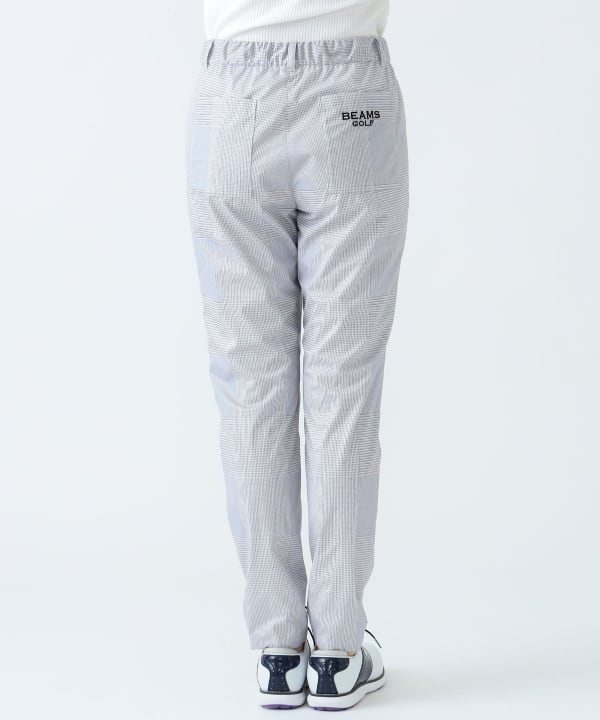 美品BEAMS GOLF中綿ロングパンツL試着ホワイト撥水パデッドパンツ防寒防風 BEAMS GOLF（ビームス ゴルフ） パンツ ORANGE LABEL / レオフィール