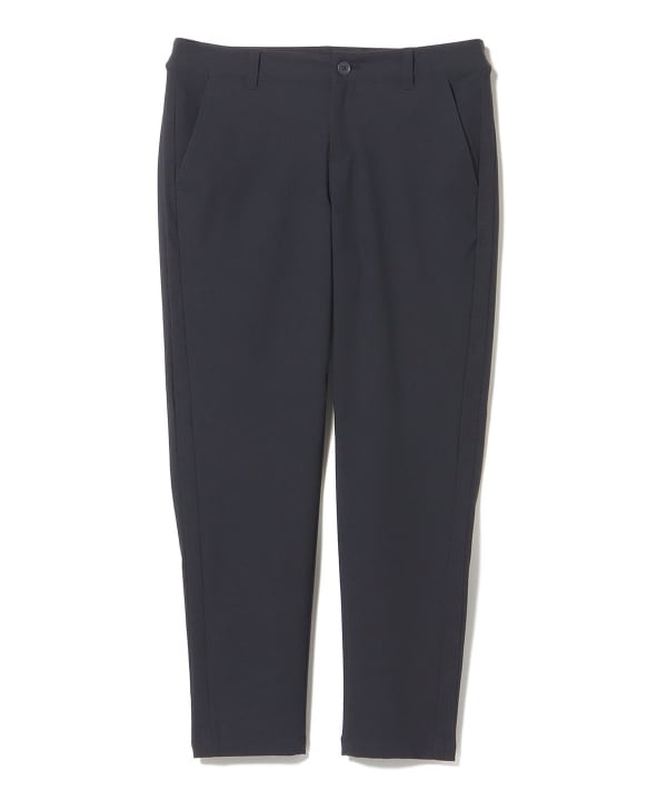 【美品】ビームスゴルフ ロングパンツ ストレッチ サイドロゴ ジップ 紺 S LUXEAKMPLUS(リュクスエイケイエムプラス)ゴルフ サイドロゴ