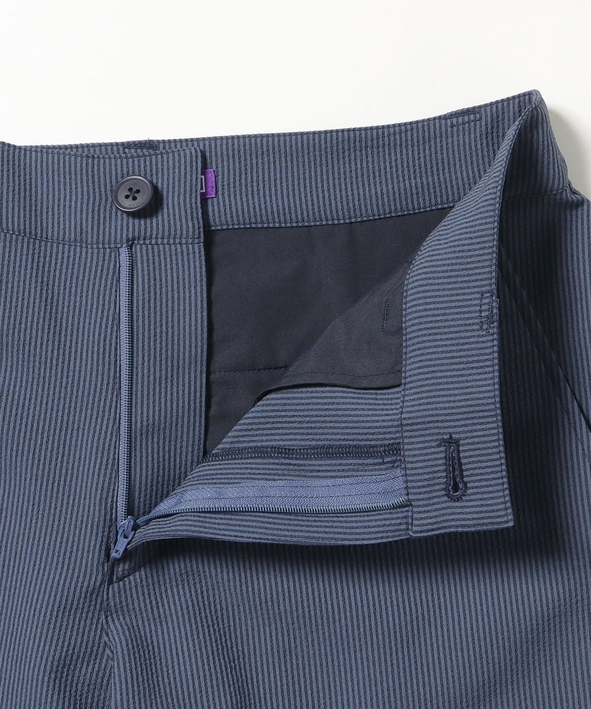 BEAMS GOLF（ビームス ゴルフ）PURPLE LABEL / 裾ダブル ストライプ柄