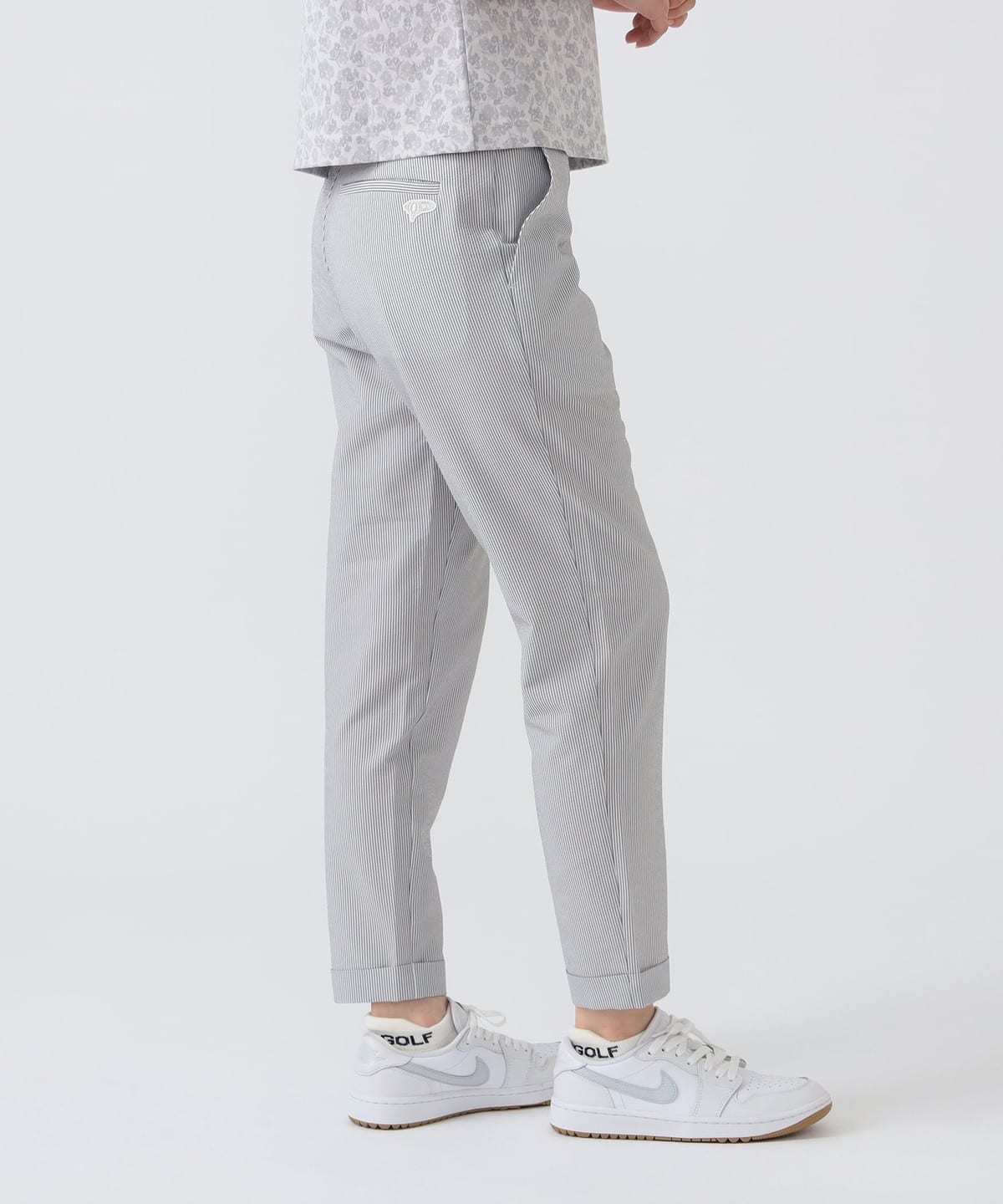 BEAMS GOLF（ビームス ゴルフ）PURPLE LABEL / 裾ダブル ストライプ柄
