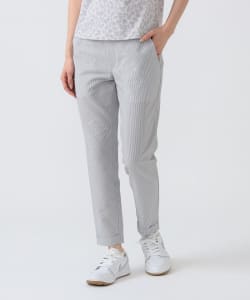 PURPLE LABEL / 裾ダブル ストライプ柄 ストレッチ パンツ