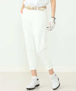 ▲＜WOMEN＞BEAMS GOLF PURPLE LABEL / へリンボーン柄 ロングパンツ