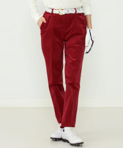 ▲＜WOMEN＞BEAMS GOLF PURPLE LABEL / ストレッチ 細コール ロングパンツ