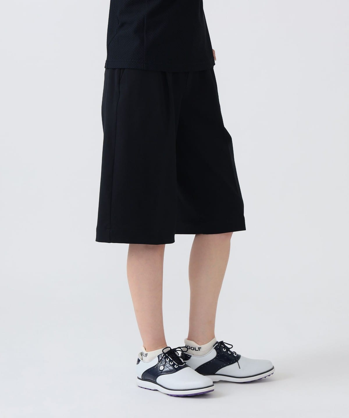 新品　BEAMS GOLF 　ストレッチツイルキュロット BEAMS GOLF（ビームス ゴルフ）PURPLE LABEL / ひざ下丈 ストレッチ