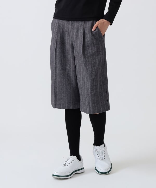 PURPLE LABEL / Knee-length stretch culotte pants Model: H172 B75 W58 H84 Size: M