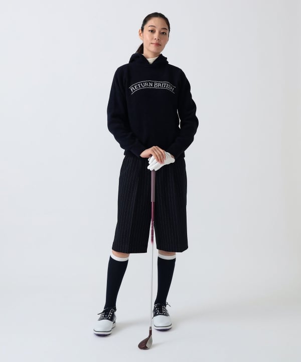 PURPLE LABEL / Knee-length stretch culotte pants Model: H172 B75 W58 H84 Size: M
