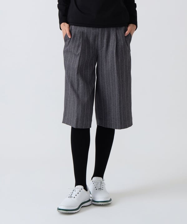 PURPLE LABEL / Knee-length stretch culotte pants Model: H172 B75 W58 H84 Size: M