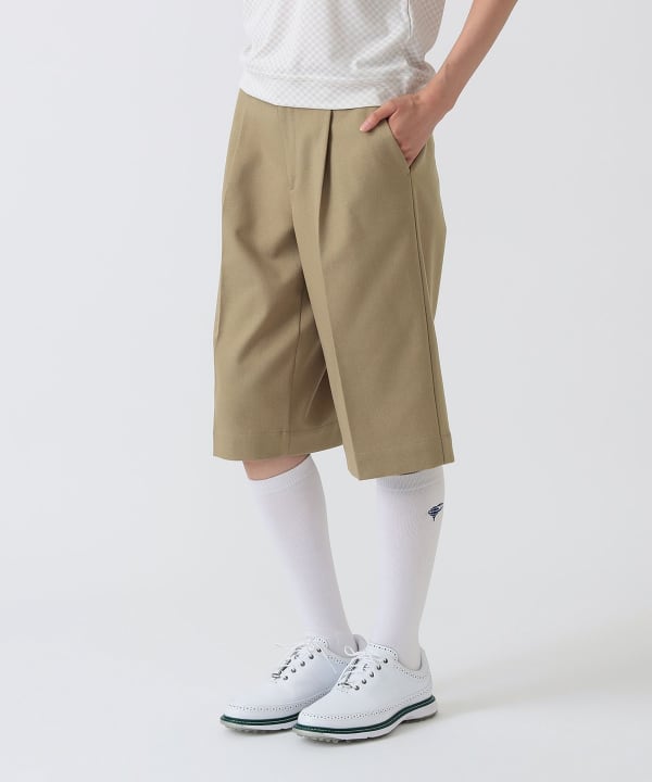 PURPLE LABEL / Knee-length stretch culotte pants Model: H172 B75 W58 H84 Size: M