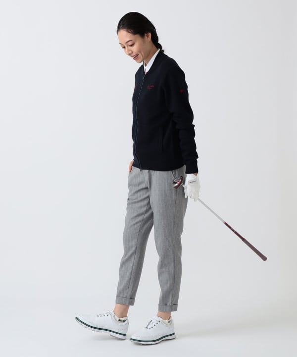 PURPLE LABEL / ストレッチ ストライプ サキソニー パンツ Model：H172 B75 W58 H84　Size：M