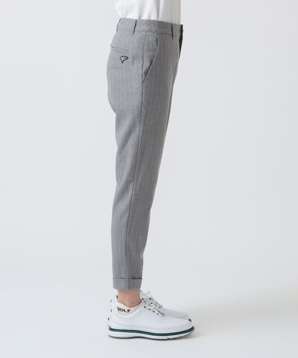 PURPLE LABEL / ストレッチ ストライプ サキソニー パンツ Model：H172 B75 W58 H84　Size：M