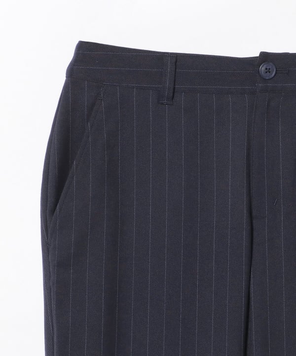 PURPLE LABEL / ストレッチ ストライプ サキソニー パンツ