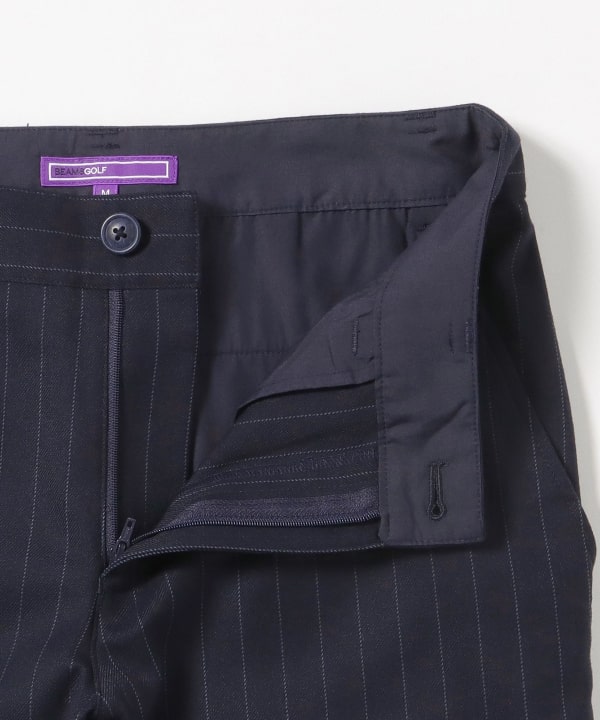 PURPLE LABEL / ストレッチ ストライプ サキソニー パンツ