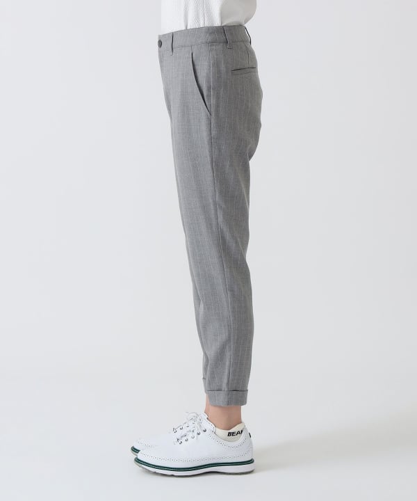 PURPLE LABEL / ストレッチ ストライプ サキソニー パンツ Model：H172 B75 W58 H84　Size：M