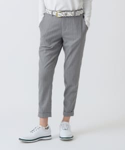 PURPLE LABEL / ストレッチ ストライプ サキソニー パンツ