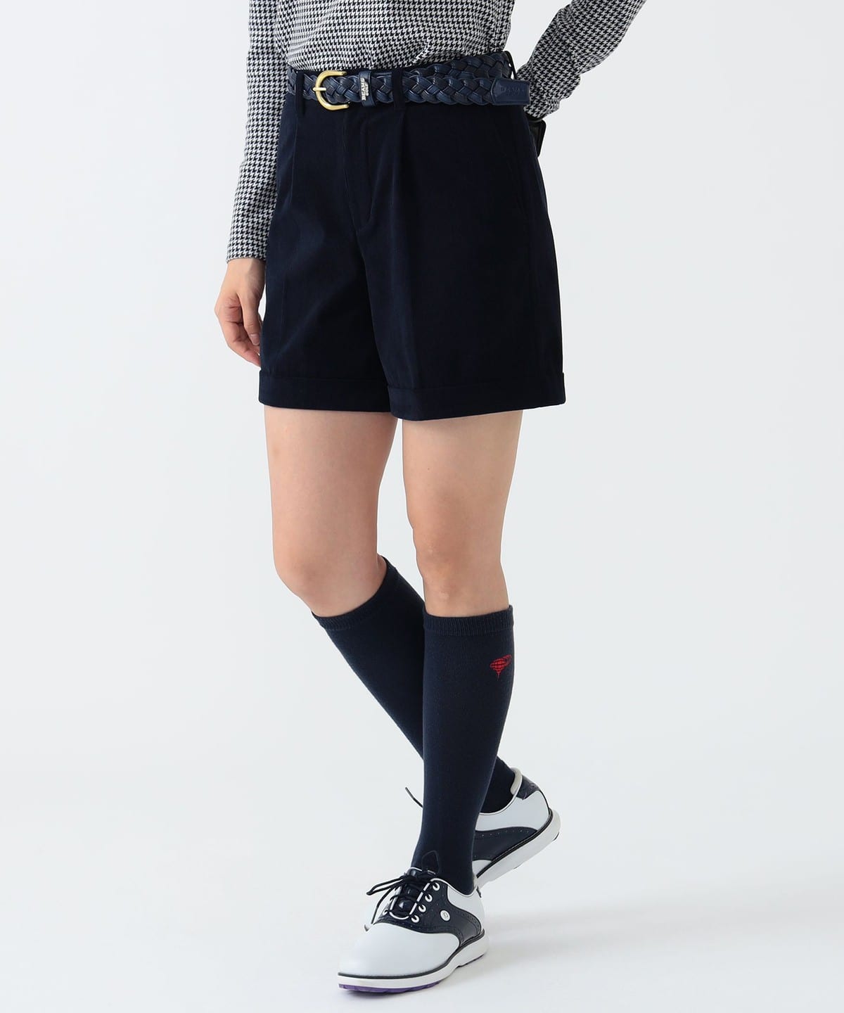 PURPLE LABEL / トリコット コーデュロイショートパンツ パンツ WOMEN NAVY M PURPLE LABEL / トリコット コーデュロイショートパンツ パンツ WOMEN NAVY M