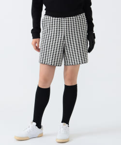 PURPLE LABEL / ハウンドトゥース ニット キュロットパンツ