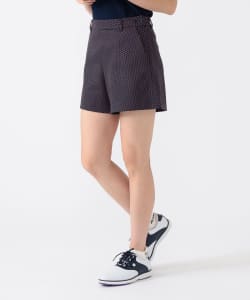【+15%ポイントUP】PURPLE LABEL / 幾何学ジャカード ショートパンツ．