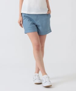 PURPLE LABEL / リネンライク 裾ダブル ショートパンツ